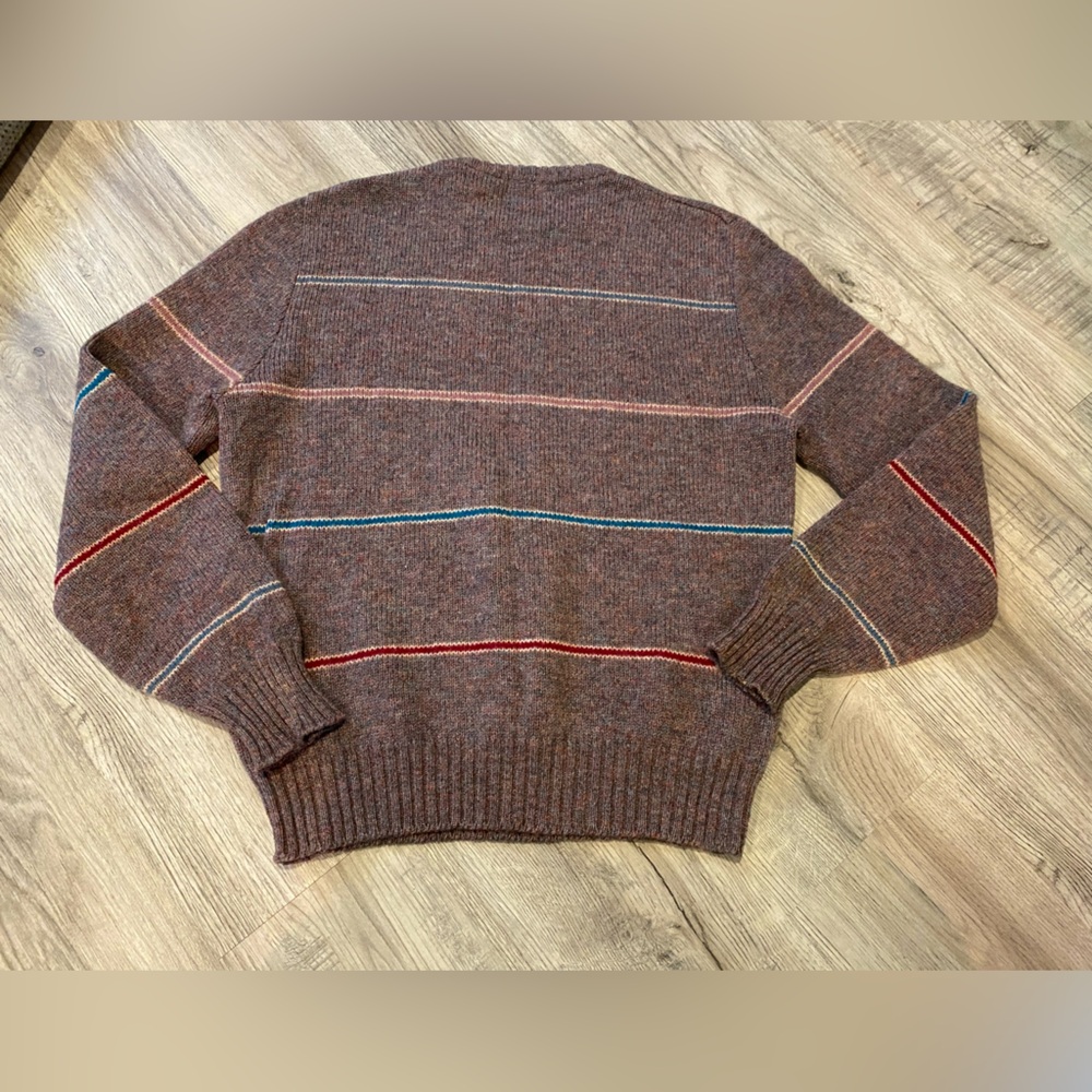 Vintage Allen Solly Sweater Mens Size XL Multicolor Wool Winter - Picture 2 of 5